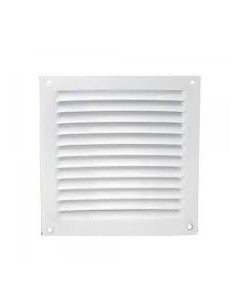 REJILLA CHAPA ESMALTADA BLANCA 20 X 20