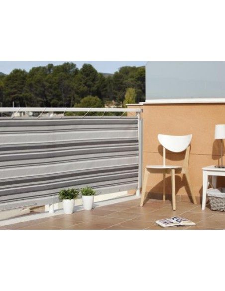 MALLA BALCONY QUALITY 0,9 X 3 GRIS-MARRON