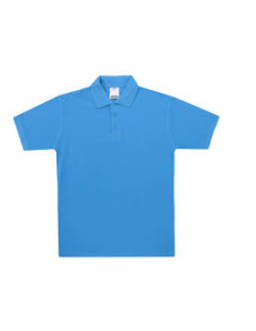 POLO MANGA CORTA TURQUESA VELILLA TALLA M