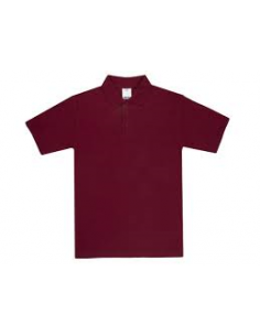 POLO MANGA CORTA GRANATE VELILLA TALLA XL