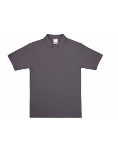 POLO MANGA CORTA GRIS VELILLA TALLA L