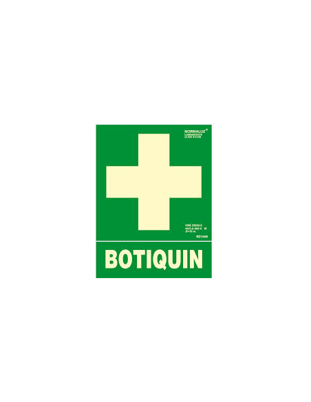 Señal cuadrada: Botiquín (Clase A)