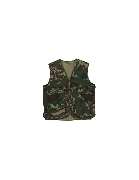 CHALECO JABALI VERDE CAMUFLAJE TALLA XL 