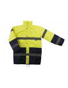 PARKA BICOLOR AMARILLO/AZUL TALLA XXL