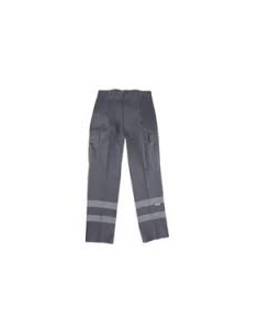 PANTALON MULTIBOLSILLOS CON CINTAS AV GRIS TALLA S SERIE 159
