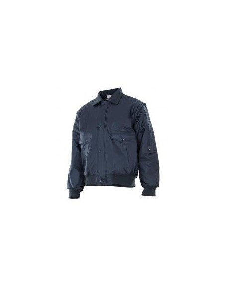 CAZADORA IMPERMEABLE DESMONTABLE AZUL MARINO TALLA L               