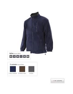 CHAQUETA POLAR AZUL MARINO TALLA L