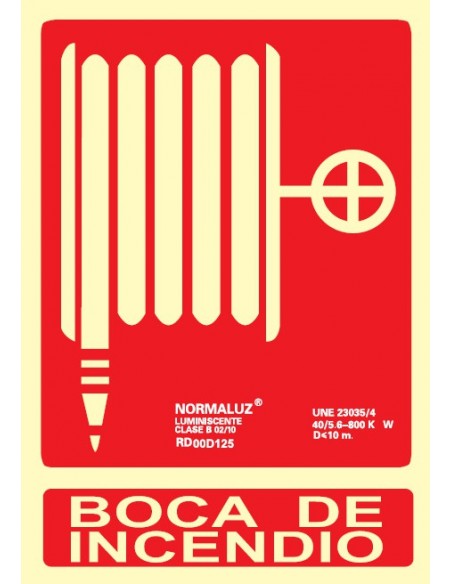 SEÑAL C. I. MANGUERA 21 X 30 