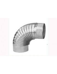 CODO CHAPA GALVANIZADA 120 X 90º