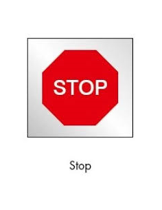 SEÑAL BOLSA PLASTICO DE STOP...