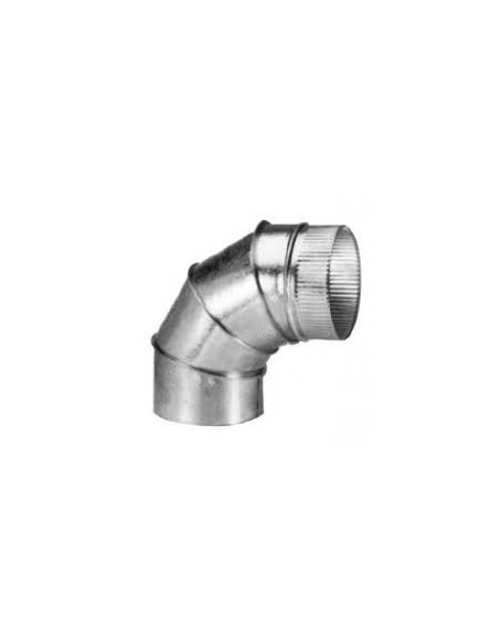 CODO CHAPA GALVANIZADA 300 X 90º