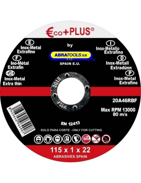 DISCO INOX 115 X 1 X 22 A46RBF