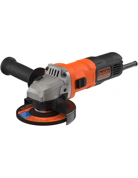 MINI AMOLADORA BLACK & DECKER 710W 115 mm BEG010-QS