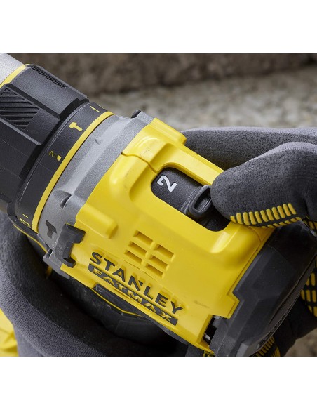 TALADRO PERCUTOR STANLEY BL V20 SIN BATERIA NI CARGADOR SFMCD721B-XJ