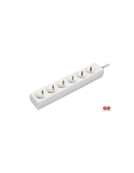 PROLONGACION 6 TOMAS SCHUKO 1,5 m 3 X 1 mm  