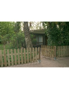 PUERTA VALLA CLASICA MADERA 0.80 X 100 cm