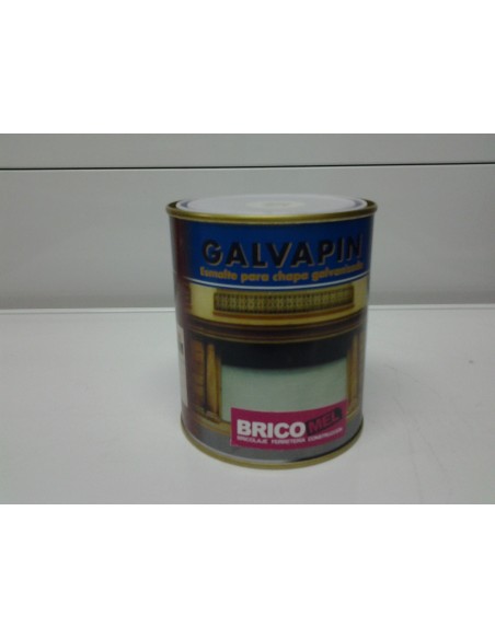 ESMALTE PARA CHAPA GALVANIZADA GALVAPIN  BLANCO BRILLO 750 ml